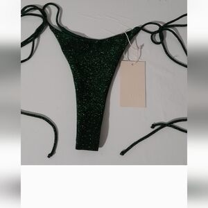 Green Glitter Bikini Bottom